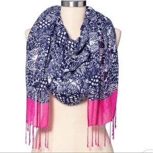 Lily Pulitzer upstream Scarf Wrap NWT